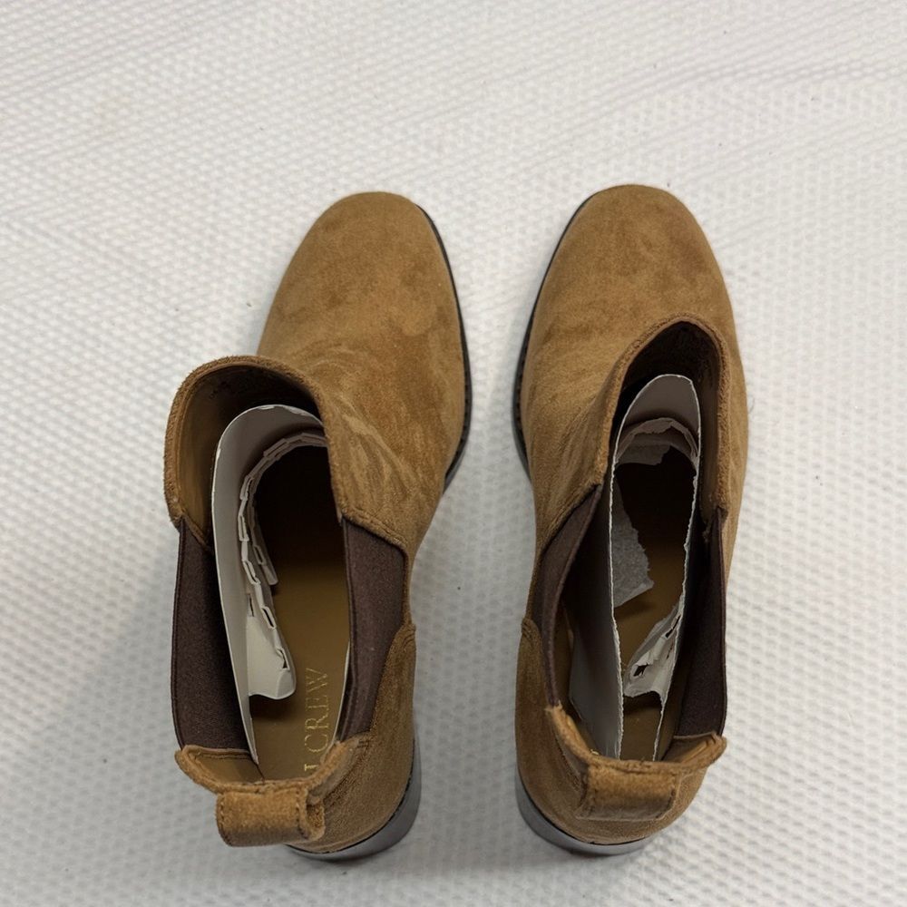 J. Crew Women's Brown Sueded Chelsea Ankle Booties 9.5 - Picture 9 of 13
